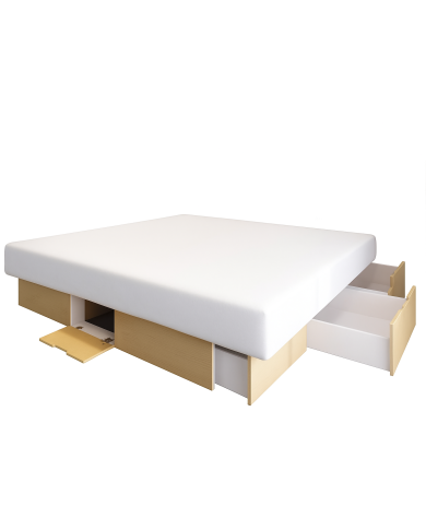 Lit à eau Confort (DUAL) à tiroirs