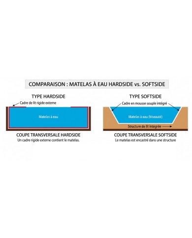 Matelas de remplacement HARDSIDE