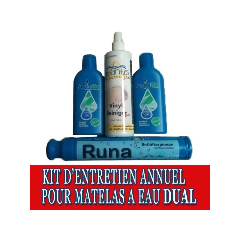 Kit d'entretien annuel pour matelas à eau Dual